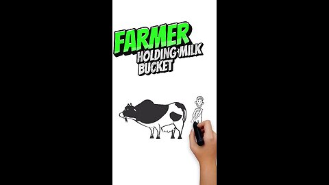 Farmer Holding Milk Bucket 👩‍🌾