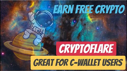 CryptoFlare, Easy To Use Faucet , Earn Free Crypto.
