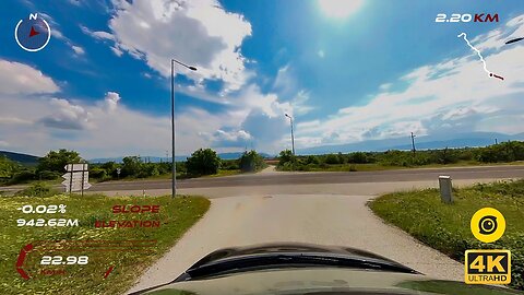 DRIVE TOUR, Macedonia (2023) *Sreet View Google Maps* | Insta360 X3 Cinematic LUTs