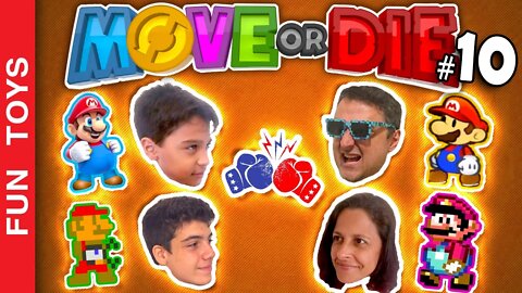 MOVE OR DIE #10 - Só com versões do MARIO - Batalha em Família - Para quem você vai torcer? 💥