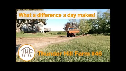 Thunder Hill Farm #46 - What a difference a day makes!