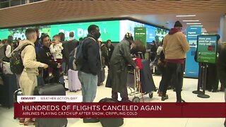 Hundreds of flights canceled again at DIA Friday morning ahead of the Christmas holiday weekend