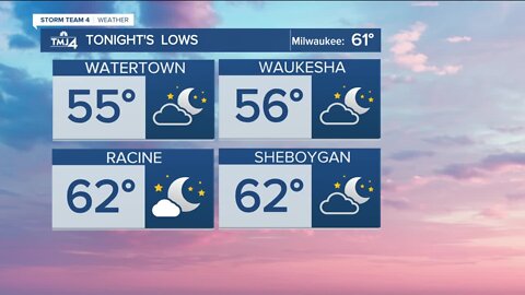 Southeast Wisconsin weather: Clear and cool Monday night, lows in the 50s