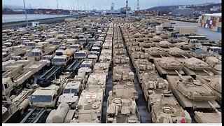 NATO equipment arriving in Europe