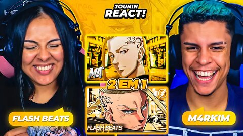 2 EM 1 DRAKEN | M4rkim & Flash Beats [React Rap Nerd] 🔥