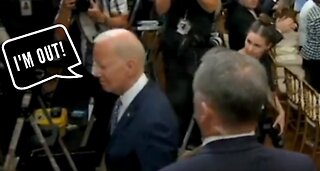 Joe Biden Bizarrely Walks Out On Medal of Honor Ceremony