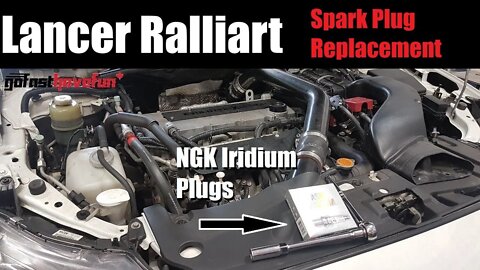 Mitsubishi Lancer RalliArt Spark Plug Replacement | AnthonyJ350