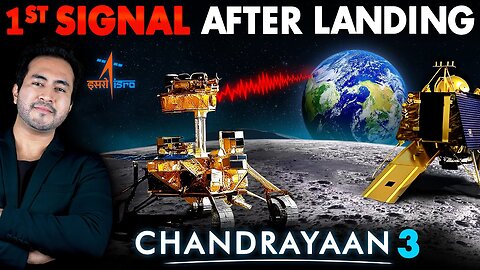 CHANDRAYAAN-3 Sends First Signal On EARTH After Landing | Pragyaan Rover On Moon