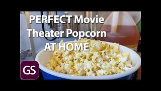 THE BEST Movie Theater Popcorn At Home