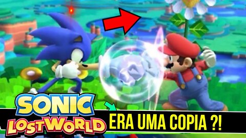 Sonic Lost World era uma COPIA de Mario Galaxy ? #shorts