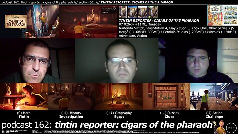 +11 001/004 006/013 006/007 podcast 162: tintin reporter: cigars of the pharaoh