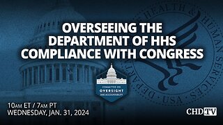 Overseeing the Department of Health and Human Services’ Compliance with Congress | Jan. 31st, 2023