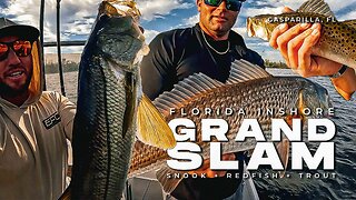 Setting up an Inshore Grand Slam! Learn to Catch Snook, Redfish & Speckled Trout | Florida Fishing