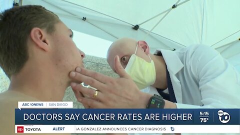 San Diego doctors say cancer rates are higher
