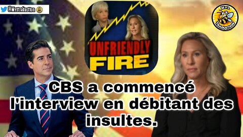 CBS a commencé l'interview en débitant des insultes.