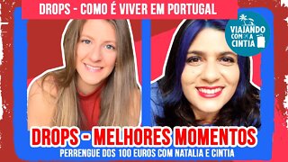 Drops - Live vivendo em portugal - O Perrengue da nota de 100 Euros