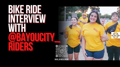 Bike Ride Interviews With @BayouCity_Riders | Cycling Show | Bicycle Podcast