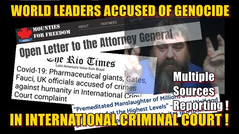 WORLD LEADERS ACCUSED OF GENOCIDE IN COURT DOCS !!