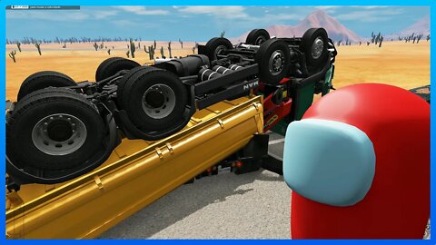 Cars vs Impostor Among us #337 – #BeamNG #Drive #Crashes