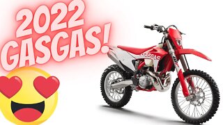 The FIRST 2022 GasGas Motorcycle Unboxing on YOUTUBE!