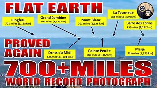 FLAT EARTH -700 Miles+ Long Distance Photography