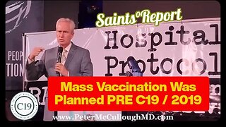 ⚫2425. Mass Vaccination Was Planned PRE C19 🚨 2019!