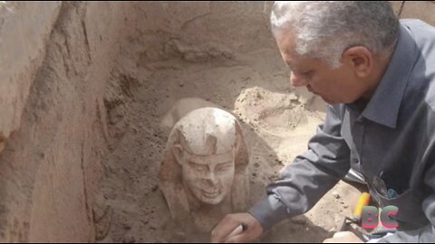 Archaeologists discover Roman-era statue resembling Sphinx in Egypt