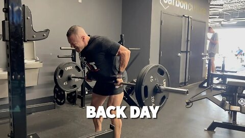 Back Training October 2, 2023 - DY Rows, High Rep