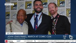 John Lewis panel, march at Comic-Con