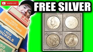 WATCH NOW for FREE SILVER COINS!!!