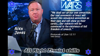 Alex Jones Admits Off The Record that Zionist Jews Run Washington DC and Jews Are The Globalists