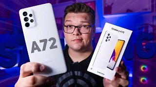 Galaxy A72 - Será que FAZ SENTIDO COMPRAR ELE? O que a SAMSUNG Aprontou? Unboxing e Impressões