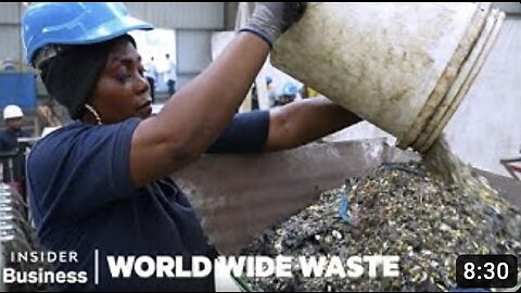 How To Make Bricks From Plastic Trash | World Wide Waste | Insider Business
