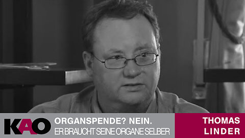 Organspende? - Nein. Er braucht seine Organe selber - Autor Silvia Matthies