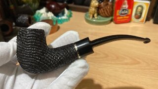 LCS Briars pipe 511 classic bent billiard SOLD