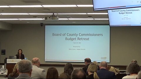 Budget Retreat with JoCo BOCC Pt. 1 (Archive) - Olathe, KS, 3-28-2024