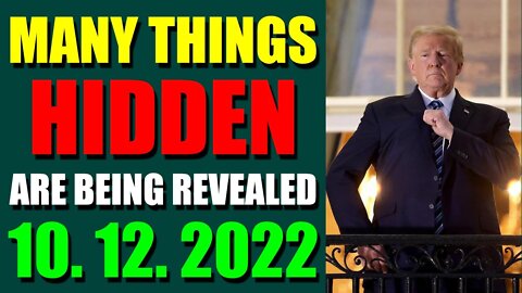 JULIE GREEN INTEL UPDATE TODAY (OCT 12, 2022) - MANY THINGS HIDDEN ARE BEING REVEALED - TRUMP NEWS