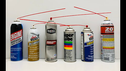 Reddy Straw Spray Can Extension Tubes - Lubricants / Cleaners - Straw Hack at 7:00min