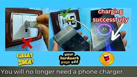 You will no longer need a phone charger || Useful innovation || homemade tools ideas