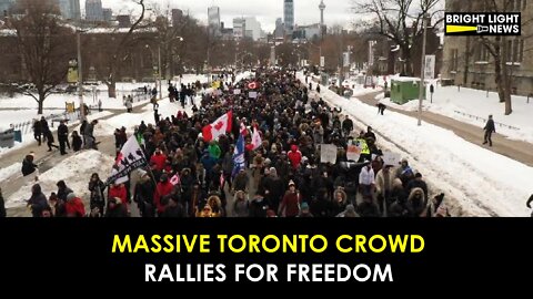 MASSIVE TORONTO CROWD MARCHES FOR FREEDOM
