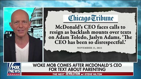 Steve Hilton Slams 'Pathetic' McDonald's CEO for Caving to Woke Mob