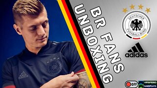 UNBOXING BR FANS - Camisa ALEMANHA ADIDAS AWAY 21/22 ALL BLACK VERSÃO JOGADOR - TONI KROOS [EM OFF]