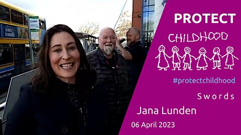 Jana Lunden - Hold The Line to #ProtectChildHood - Swords, 06 April 2023