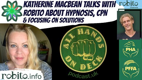 Katherine Macbean talks with Robito about hypnosis, CPN & focusing on solutions