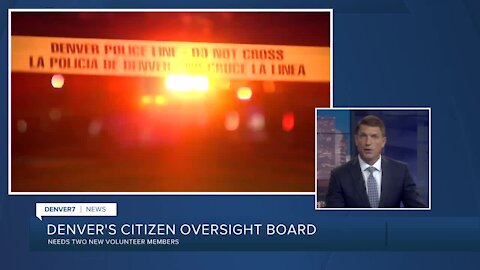 Denver's Citizen Oversight Board has 2 vacancies