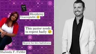 This Pastor needs to repent badly