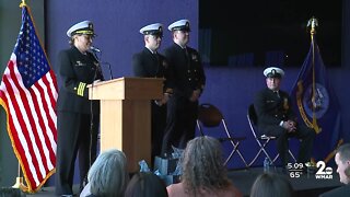 Navy Vet honors wife at own retirement ceremony