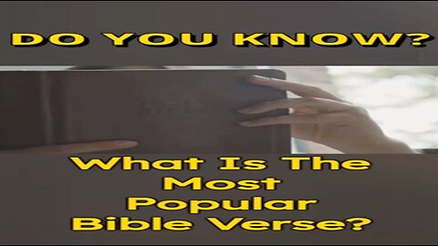 MOST POPULAR BIBLE VERSE🏆👏