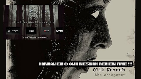Slithering Black Records- Handalien & Olik Nesnah - The Whisperer- Video Review