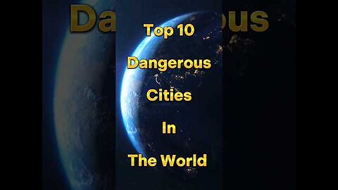 Top 10 Dangerous Cities In The World #facts #viral